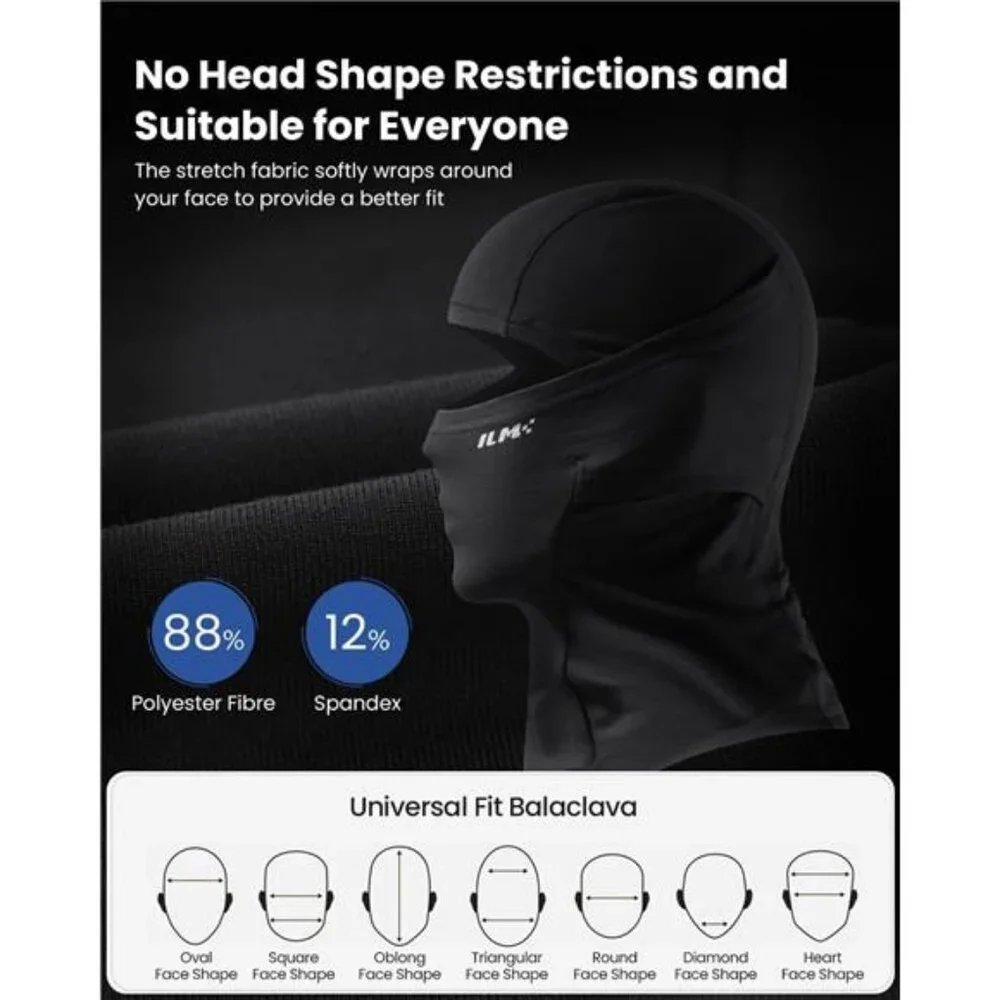 ILM Motorcycle Face Mask Adult Youth for Ski Model